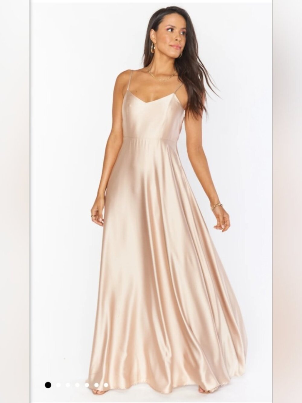 Show Me Your MuMu Champange Dress